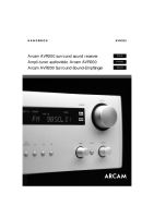 Arcam AVR-200 - Owners Manual